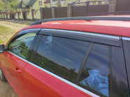 Skoda Octavia III A7 2013–2019 Okenní ofuky s chromovanou lištou Niken Luxury (SW, 4 ks) fotografie 2