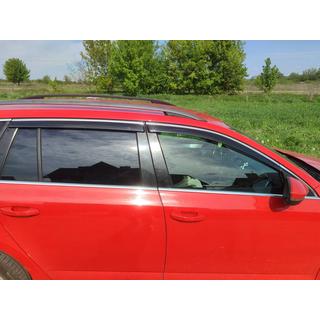 Okenní ofuky s chromovanou lištou Niken Luxury (SW, 4 ks) Skoda Octavia III A7 2013–2019 fotografie 1