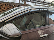 Volkswagen ID.6 2021– Okenní deflektory s chromovanou lištou Niken Luxury (4 ks) fotografie 5
