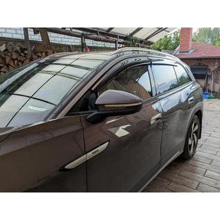 Okenní deflektory s chromovanou lištou Niken Luxury (4 ks) fotografie 4