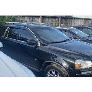 Okenní deflektory s chromovanou lištou Niken Luxury (4 ks) Volvo XC90 2002–2014 fotografie 1