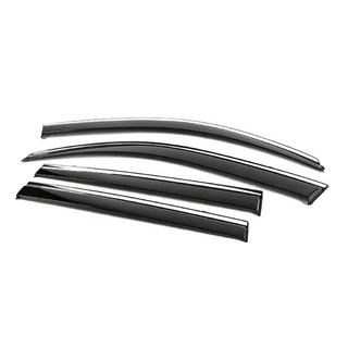Okenní deflektory s chromem Niken Luxury (4 ks) Toyota Land Cruiser Prado 150 2009–2023 fotografie 3