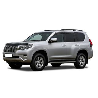 Okenní deflektory s chromem Niken Luxury (4 ks) Toyota Land Cruiser Prado 150 2009–2023 fotografie 1