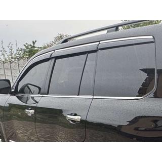 Ofuky oken s chromovanou lištou Niken Luxury (2008-2015, 6 ks) fotografie 3