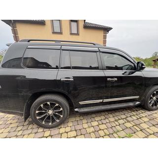 Ofuky oken s chromovou lištou Niken Luxury (6 ks) Toyota Land Cruiser 200 2007–2021 fotografie 3