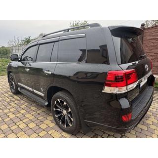 Ofuky oken s chromovou lištou Niken Luxury (6 ks) Toyota Land Cruiser 200 2007–2021 fotografie 4