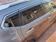 Nissan X-trail T32/Rogue 2014–2021 Ofuky oken s chromovou lištou Niken Luxury (6 ks) fotografie 2