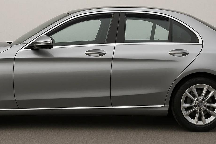 Mercedes C-Class W205 2014–2021 Vkládací deflektory oken Niken Luxury (4 ks) Fotografie 1
