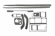 Mercedes G-Class W463 1990–2018 Kryty palubní desky Černá fotografie 2