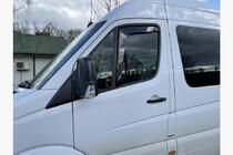 Volkswagen Crafter 2006–2016 Okenní deflektory, vložné (2 ks, HEKO) fotografie 2