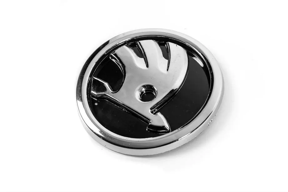 Skoda Emblém 3W0853621 V-1 (89 mm) Fotografie 2