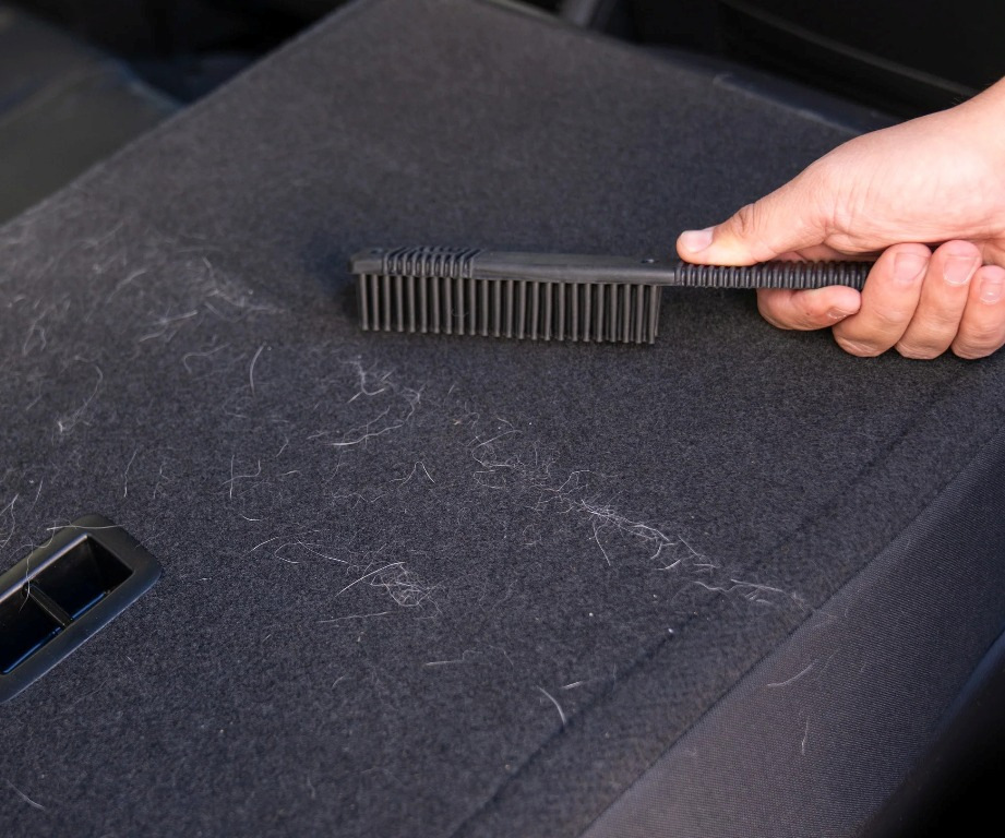 Tipy na odstranění zvířecích chlupů z auta