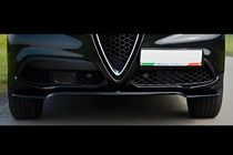 Alfa Romeo Stelvio 2016– Přední lip spoiler DPT V-1 (ABS, lesklá černá) fotografie 1