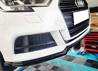 Audi A3 2012–2020 Přední lip spoiler DPT V-2 (lesklá černá) fotografie 1
