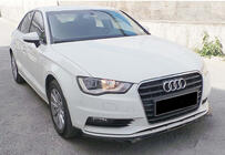 Audi A3 2012–2020 Přední lip spoiler DPT V-3 (Sedan/HB, lesklá černá) fotografie 2