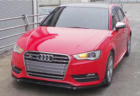 Audi A3 2012–2020 Přední lip spoiler DPT V-3 (Sedan/HB, lesklá černá) fotografie 3