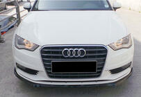 Audi A3 2012–2020 Přední lip spoiler DPT V-3 (Sedan/HB, lesklá černá) fotografie 6