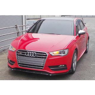 Přední lip spoiler DPT V-3 (Sedan/HB, lesklá černá) Audi A3 2012–2020 fotografie 3