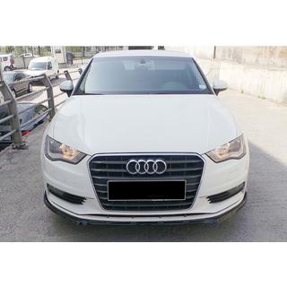 Přední lip spoiler DPT V-3 (Sedan/HB, lesklá černá) Audi A3 2012–2020 fotografie 4