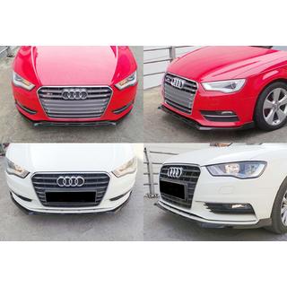 Přední lip spoiler DPT V-3 (Sedan/HB, lesklá černá) Audi A3 2012–2020 fotografie 1
