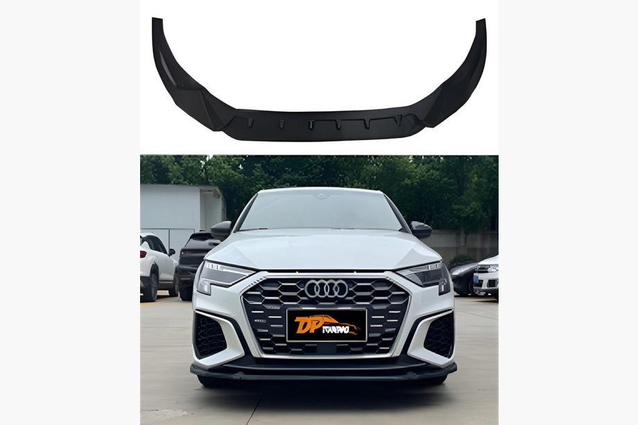 Audi A3 2020– Přední lip spoiler DPT V-1 (lesklá černá) Image