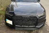 Audi A4 B9 2015–2024 Přední lip nástavec DPT V-1 (pro S-Line, 2015-2019, lesklá černá) fotografie 6