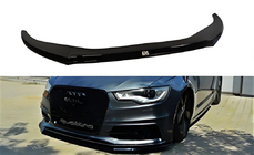 Audi A5 2007–2015 Přední lip nástavec DPT (pro S-Line, 2011-2015, černý lesk) fotografie 4