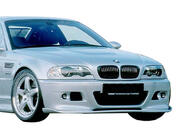 BMW řada 3 E46 1998–2006 Přední lip nástavec DPT (pro Hamman, černý lesk) fotografie 3
