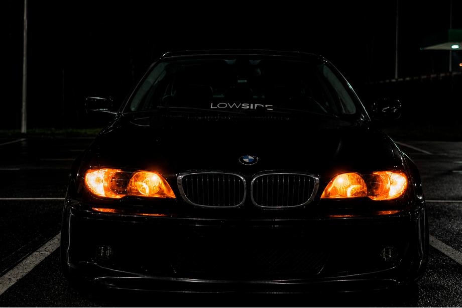 BMW řada 3 E46 1998–2006 Přední lip spoiler DPT V-2 (pro M Sport, lesklá černá) Fotografie 10