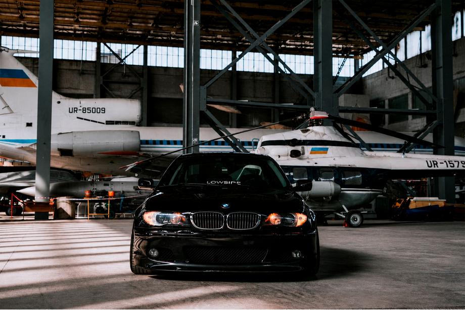 BMW řada 3 E46 1998–2006 Přední lip spoiler DPT V-2 (pro M Sport, lesklá černá) Fotografie 4