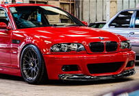 BMW řada 3 E46 1998–2006 Přední lip nástavec DPT (pro M3, lesklá černá) fotografie 1
