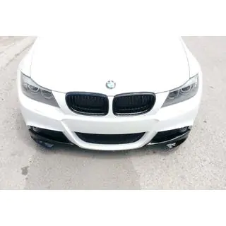 Přední lip nástavce DPT (pro E90 M-Sport 2008-2011, lesklá černá, 2 ks) fotografie 3