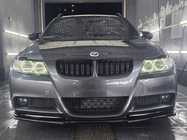 BMW řady 3 E90/E91 2005–2011 Přední lip spoiler DPT (pro E90 M-Sport 2005-2008, černý lesk) fotografie 8