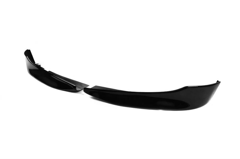 BMW řady 3 E90/E91 2005–2011 Přední nástavce (flapy) DPT (pro E90 Base 2005-2008, černý lesk, 2 ks) Fotografie 3
