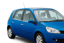 Renault Scenic 1998–2003 Vnější ozdobné lišty oken (4 ks, nerez) fotografie 1