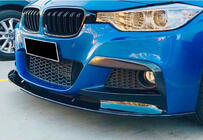 BMW řada 3 F30/F31 2012–2019 Přední lip spoiler DPT (pro M Performance, lesklá černá) fotografie 1