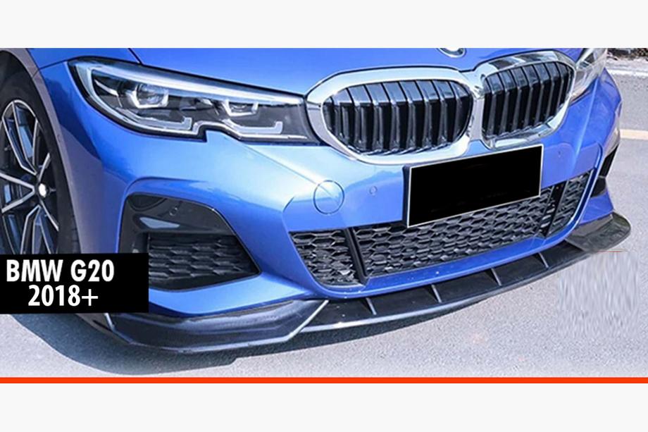 BMW řada 3 G20/G21 2018– Přední lip spoiler DPT V-1 (pro M Technic, lesklá černá) Image
