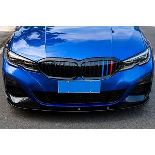 Přední lip spoiler DPT V-2 (pro M Technic, lesklá černá) BMW řada 3 G20/G21 2018– fotografie 2
