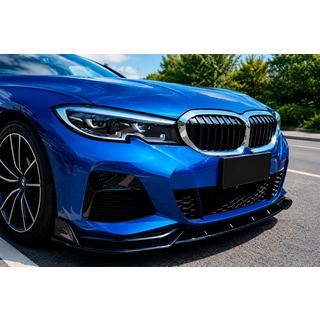 Přední lip spoiler DPT V-2 (pro M Technic, lesklá černá) BMW řada 3 G20/G21 2018– fotografie 1