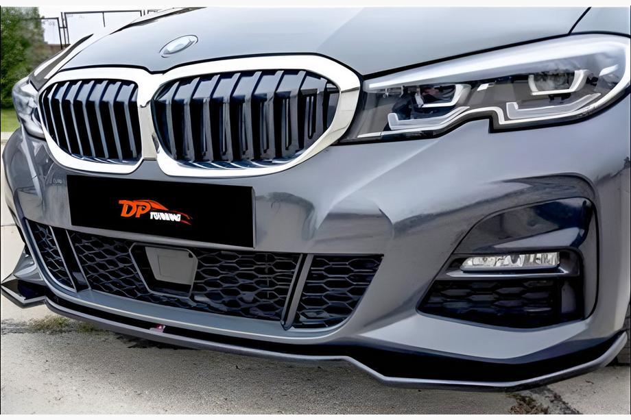 BMW řada 3 G20/G21 2018– Přední lip spoiler DPT V-2 (lesklá černá) Image