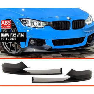 Přední lip nástavec DPT V-4 (pro M Technic, lesklá černá) BMW řada 4 F32/F33/F36 2012–2020