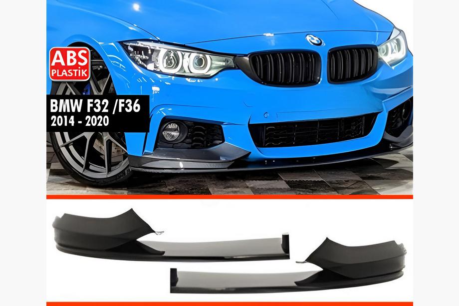 BMW řada 4 F32/F33/F36 2012–2020 Přední lip nástavec DPT V-4 (pro M Technic, lesklá černá) Image