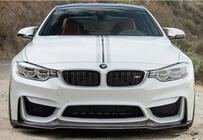 BMW řada 4 F32/F33/F36 2012–2020 Přední lip nástavba DPT V-4 (pro M4, lesklá černá) fotografie 2