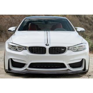 Přední lip nástavba DPT V-4 (pro M4, lesklá černá) BMW řada 4 F32/F33/F36 2012–2020 fotografie 2
