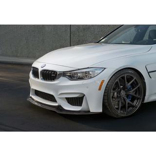 Přední lip nástavba DPT V-4 (pro M4, lesklá černá) BMW řada 4 F32/F33/F36 2012–2020 fotografie 1