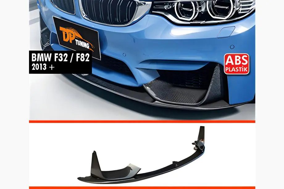BMW řada 4 F32/F33/F36 2012–2020 Přední lip spoiler DPT V-5 (pro M4, černý lesk) Image