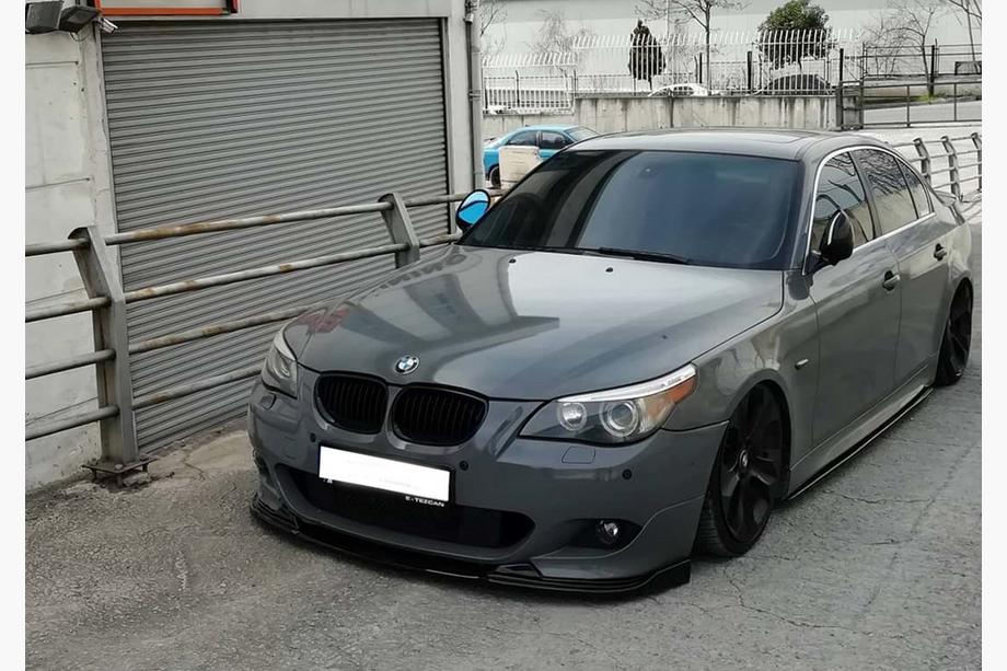 BMW řada 5 E60/E61 2003–2010 Přední lip nástavec DPT (pro M Sport/M Technic Hamann, černý lesk) Image