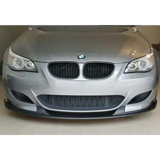 Přední lip spoiler DPT (s ploutvičkami, pro M5 Hamann, černý lesk)