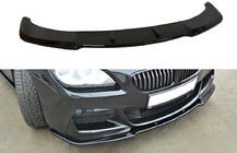 BMW řady 6 F12/F13/F06 2011–2018 Přední lip spoiler DPT (pro M Performance, lesklá černá) fotografie 1