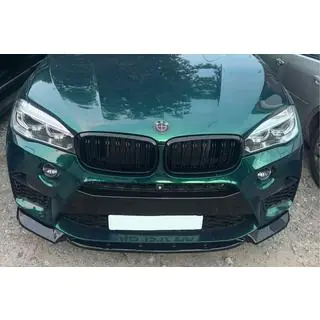 Přední lip spoiler DPT V-2 (pro X5M F85, lesklá černá) fotografie 4